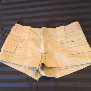 Charlotte Russe Tan Cargo Shorts